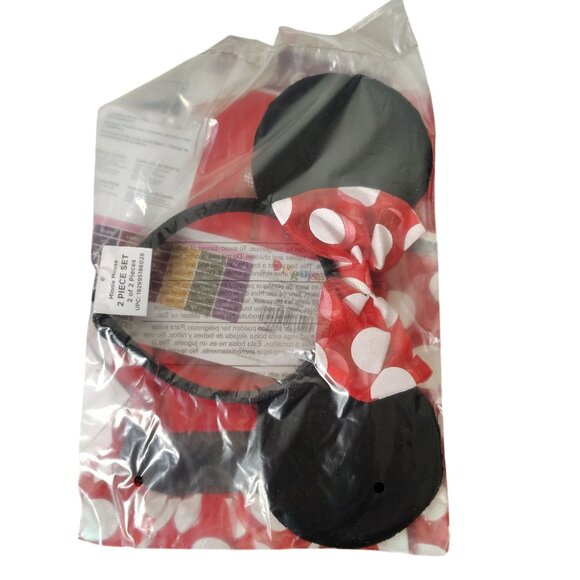 Disney Girls S 6/6X  Minnie Mouse Dress and Headband Complete Halloween Costume - Picture 7 of 7